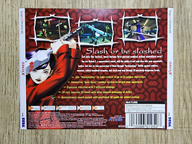 AUTHENTIC BACK COVER ONLY - NO GAME NO MANUAL - MAKEN X - DREAMCAST