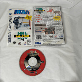 NHL All-Star Hockey (Sega Saturn) Complete CIB w/ Reg Card - Tested & Working