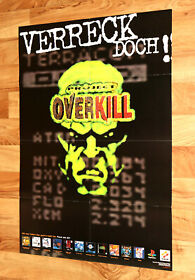 1997 Project Overkill / Soviet Strike Very Rare Vintage PS1 Sega Saturn Poster 