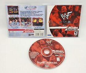WWF Attitude (Sega Dreamcast, 1999) CIB Complete Polished Disc Tested 