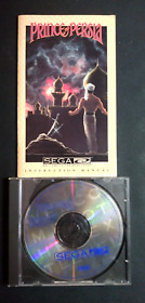 Sega CD PRINCE OF PERSIA (1992) Game Disc & Instruction Manual
