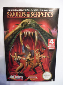 Swords and Serpents NES Spiel komplett mit OVP und Anleitung CIB