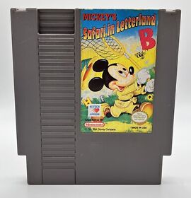 Mickey’s Safari in Letterland (Nintendo | NES) Retro Video Game - Tested