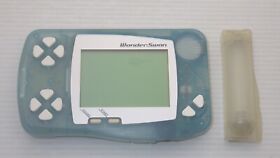 BANDAI Wonder Swan Console " Milky Blue" + x1 Game TESTED / 15106