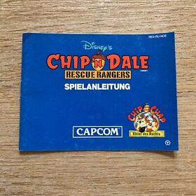 Chip'n Dale Rescue Rangers (Chip und Chap) - NES - Nur Anleitung - Deutsch