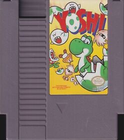 YOSHI (1992) nes nintendo entertainment system puzzle mario & NTSC USA IMPORTAZIONE