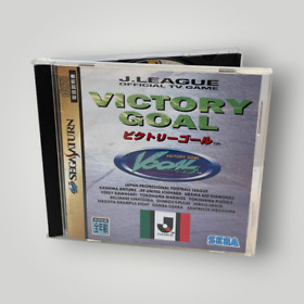 J League Victory Goal for Sega Saturn - Japan Region Title - USA Seller AE