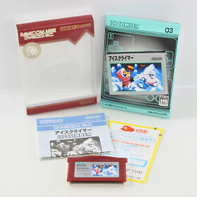 ICE CLIMBER Gameboy Advance Famicom Mini Nintendo 0410 gba