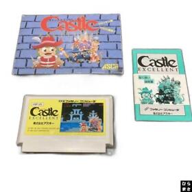 CASTLE EXCELLENT Famicom Nintendo with BOX