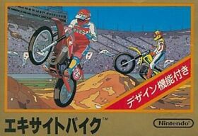NES / Famicom - Excitebike JAPAN mit OVP OVP beschädigt