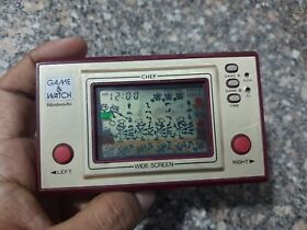 GAME And WATCH CHEF 1981 Wide Screen NINTENDO JAPAN #1 