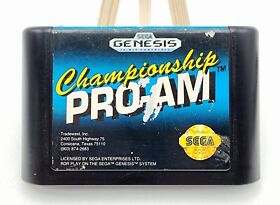 Championship Pro-AM (Sega Genesis, 1992) Game Cartridge Only Tested 