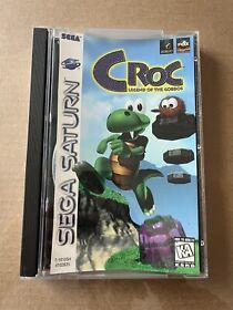 Croc Legend of the Gobbos Sega Saturn CIB Complete In Box Authentic No Manual*