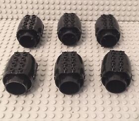 Lego 6 Pieces Black Jet Aircraft Engine Large Cylinder / Batman Batmobile Parts