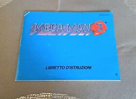 Manuale Mega Man 3 Nintendo Nes PAL A GIG  NES-XU-ITA-2
