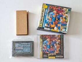 Sega Saturn SS X-Men XMEN VS Street Fighter with 4MB RAM Japan with Box Tested