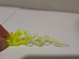 Lego 11302pb03 Weapon Accessory Yellow Lightning Bolt For Bionicle 70779