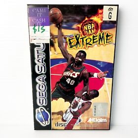 NBA Jam Extreme + Manual - Sega Saturn - Tested & Working - Free Postage