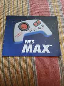 NES Max Controller Paddle Nintendo NES Instruction Manual Booklet ONLY 