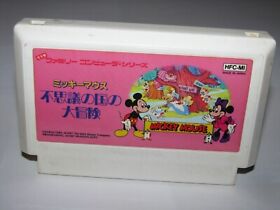 Mickey Mouse Fushigi no Kuni no Daibouken Famicom NES Japan import US Seller