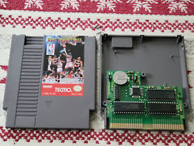 Tecmo NBA Basketball - Nintendo Entertainment System - NES - Authentic - Tested!