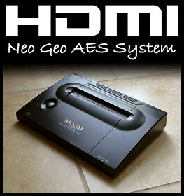 HDMI Neo Geo AES NGH System/Console • HDTV 720p/1080p, Stereo, UniBios • SNK