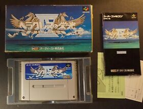 Nintendo Glory of Heracles IV No Eikou 1994 Japan SNES Famicom Video Game CIB 