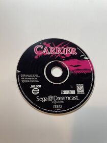 Carrier (Sega Dreamcast, 2000) Disc Only Video Game - Tested