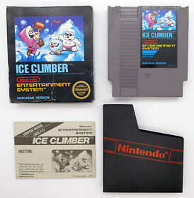 Ice Climber | Nintendo NES | caja pequeña tumbona de abejas completa embalaje original en caja