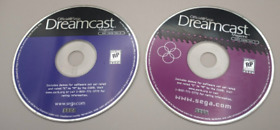 Lot (2) Official Sega Dreamcast Magazine Demo Discs May 2000 #5, Sept 2000 #7