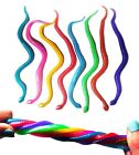 UpBrands Stretchy Snakes Toys 6 Inches Bulk Set, 8 Glitter Colors, 96 Pack