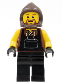 LEGO Castle Minifigure Kingdoms Blacksmith with Brown Beard (Genuine) 7952 NEW