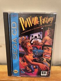 Power Factory Feat.  C + C Music Factory (Sega CD, 1992) Cib Manual Reg Tested
