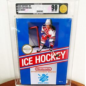 Hockey sobre hielo Nintendo NES Totalmente Nuevo Sellado de fábrica VGA 90 ¡Como Nuevo!!! WATA CGC