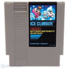 Nintendo NES - Ice Climber PAL-B Modul starke Gebrauchsspuren