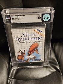 CIB 9.0 WATA Alien Syndrome Sega Master System Graded NOT NES VGA IGS Rare 