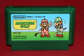 Mario Open Golf (Nintendo Famicom, 1987) Authentic Game Cartridge (HVC-UG)