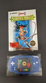 Castlevania II 2 Simon’s Quest (Nintendo, 1988) NES CIB COMPLETE
