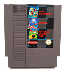 Super Mario Bros/Tetris/World Cup - Nintendo Entertainment System (NES) [PAL]