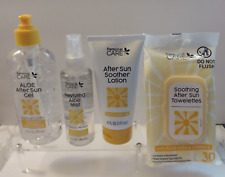 After Sun Skin Care 4Pk Aloe Gel, Reviving Mist, Soothing Lotion & 30 Towelettes