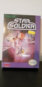 Nintendo NES Star Soldier BRAND NEW AND SEALED, RARE GRADEABLE GEM With Hangtab