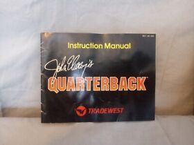 Nintendo NES John Elway's quarterback manual only