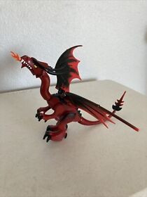 Vintage LEGO Castle Fantasy Era Red Dragon from 7093 Skeleton Tower Complete