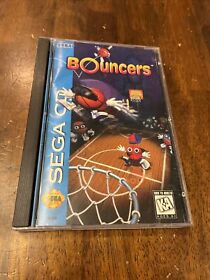 Bouncers (Sega CD, 1994) Complete w/ Case & Manual - Tested & Working!
