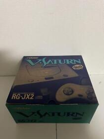Victor V Saturn JVC RG-JX2 Video Console System Sega with Box Set Tested