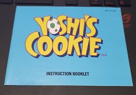 Yoshi's Cookie Instructions Manual Only Nintendo NES 