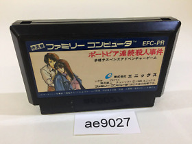 ae9027 Portopia Renzoku Satsujin Jiken NES Famicom Japan