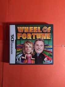 Nintendo DS Wheel of Fortune - Complete in Box w/ Manual Open Box Condition