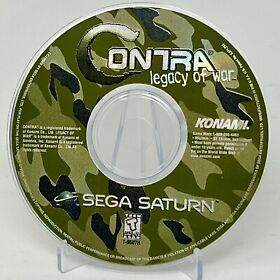 Contra: Legacy of War (Sega Saturn, 1997) Disc Only TESTED WORKING