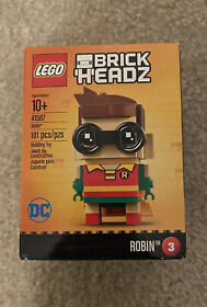NEW Sealed In Box 101 Pcs Lego Brick Headz #41587 DC Comics Superhero Robin 10+